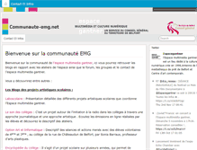 Tablet Screenshot of communaute-emg.net